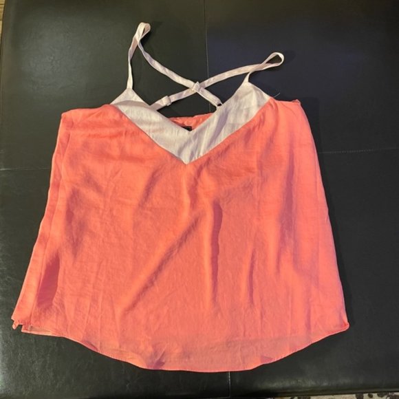 Coral Metaphor Double Layer Camisole - size L - Picture 1 of 9